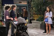 Greg Rikaart (Leo), Al Calderon (Javi), Raven Bowens (Chanel), and Carson Boatman (Johnny) on Days of our Lives | Image: JPI